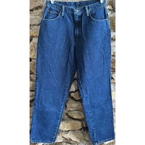 Women’s Vintage Deadstock Wrangler Blues Tapped Leg Wrangler Blues Size 12X30